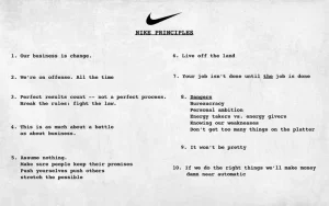 Nike Principles